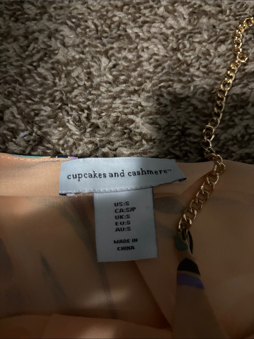 cupcakes & cashmere Beige Floral-Print Slip Top with Multicolor Botanicals View 2